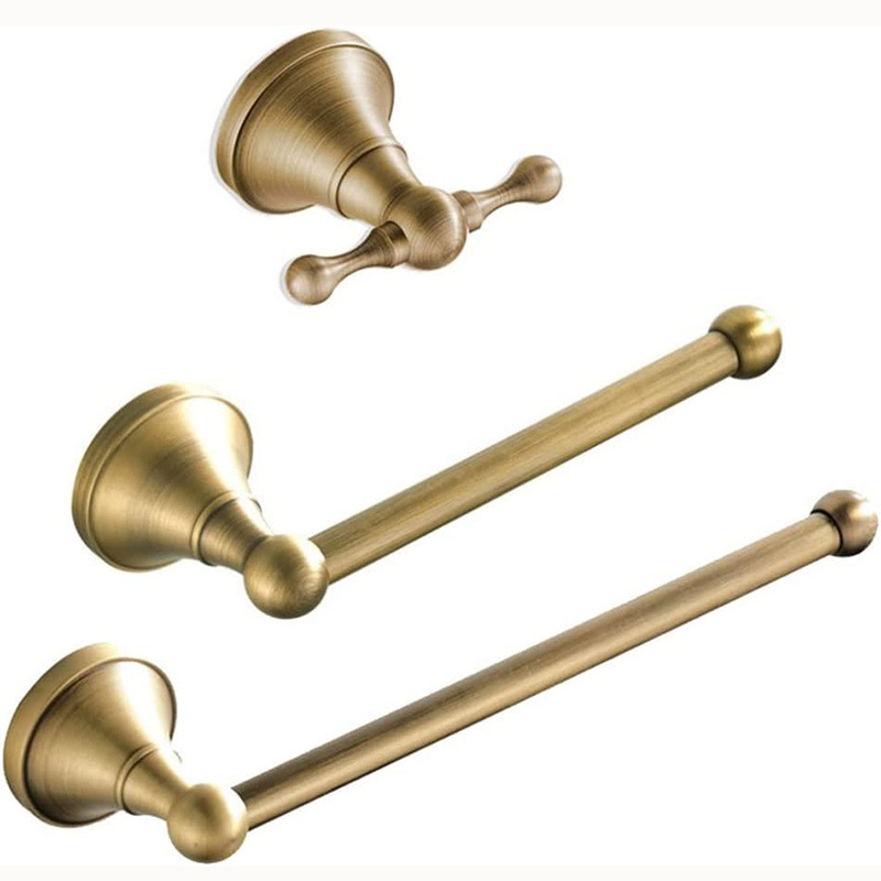 Antique Brass Hook - Banyo Aksesuarları Antik Pirinç Duvara Monte
