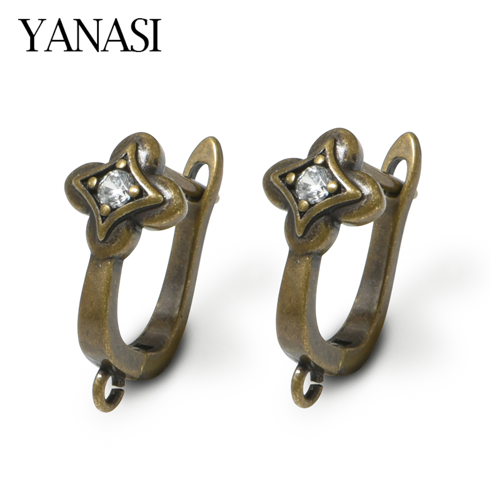 Antique Brass Hook - YENI 1 Çift Antik Bronz Pirinç