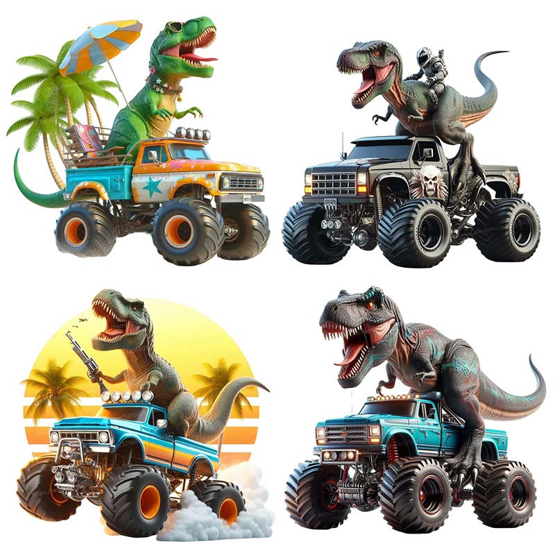Interior Design Magazine - Monster nosaurus dinozor canavar kamyon üzerinde