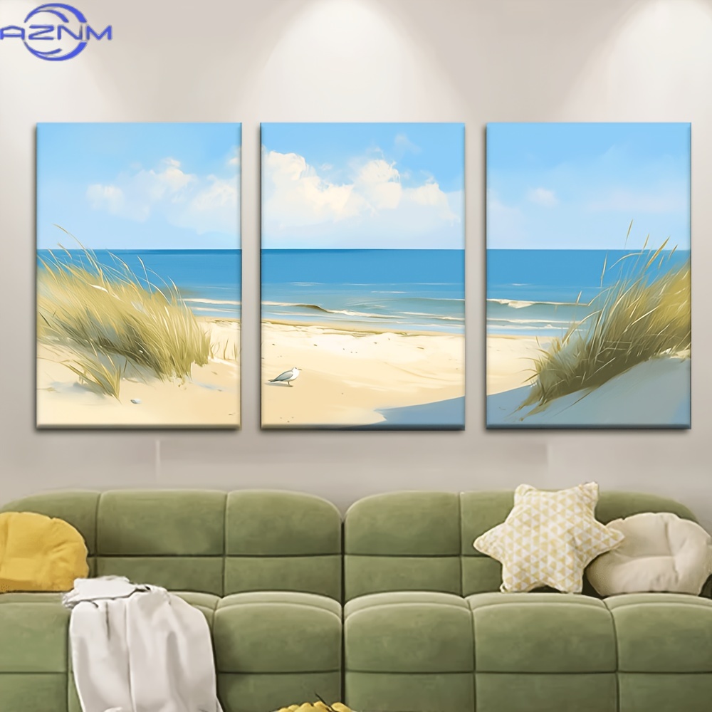 Abstract Canvas Set - 3 adet/takım, Kanvas tablo - Çerçevesiz,