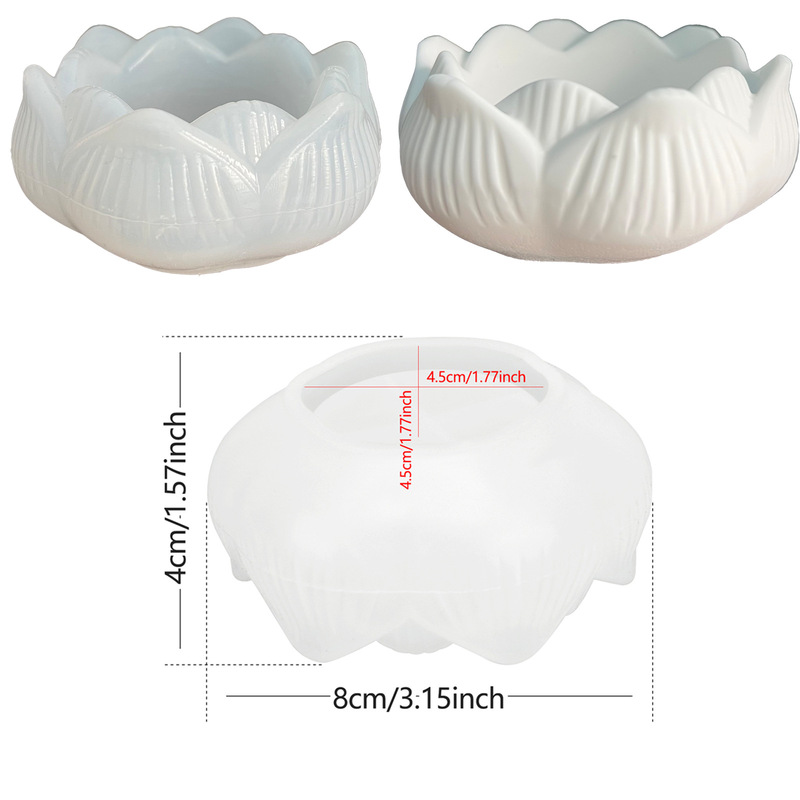 Lotus Şekilli Silikon Kalıp DI - Terrazzo Pot Cement incelemesi ve fiyatı