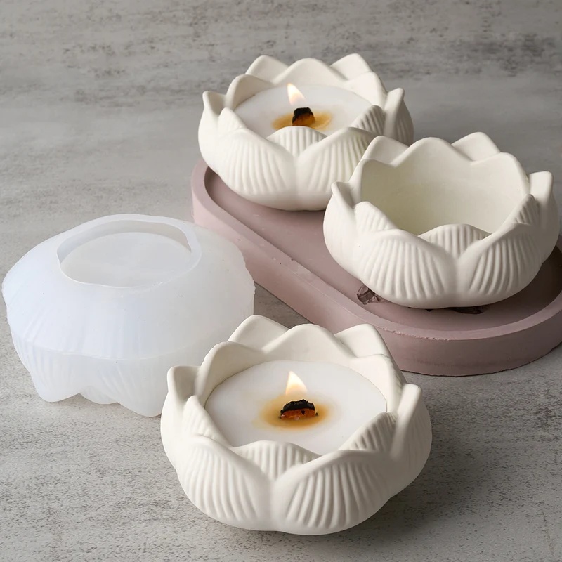 Lotus Şekilli Silikon Kalıp DI - Terrazzo Pot Cement incelemesi ve fiyatı