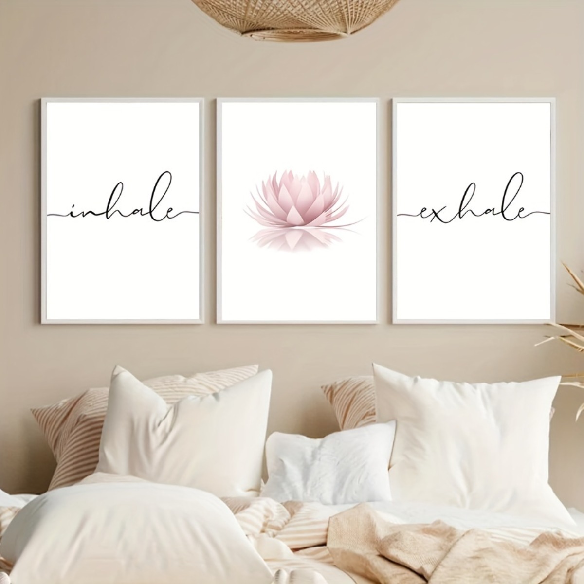 3 adet/takım Nefes Al Nefes Ve - Abstract Canvas Set incelemesi ve fiyatı