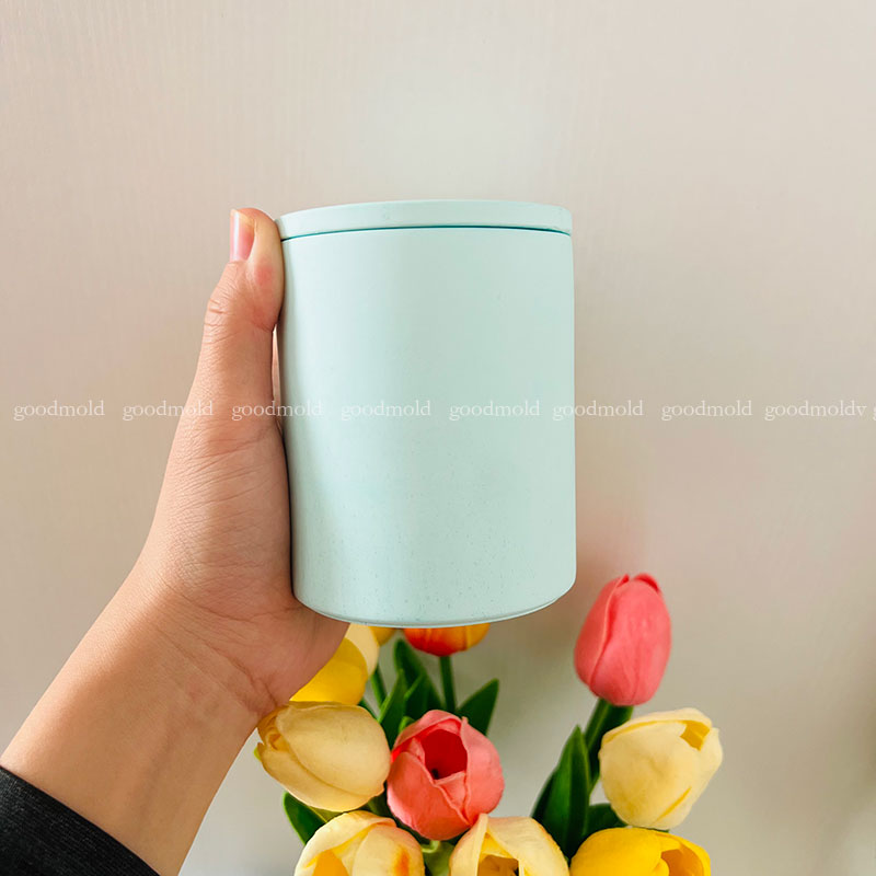 10cm Beton Kavanoz Silikon Kal - Terrazzo Pot Cement incelemesi ve fiyatı