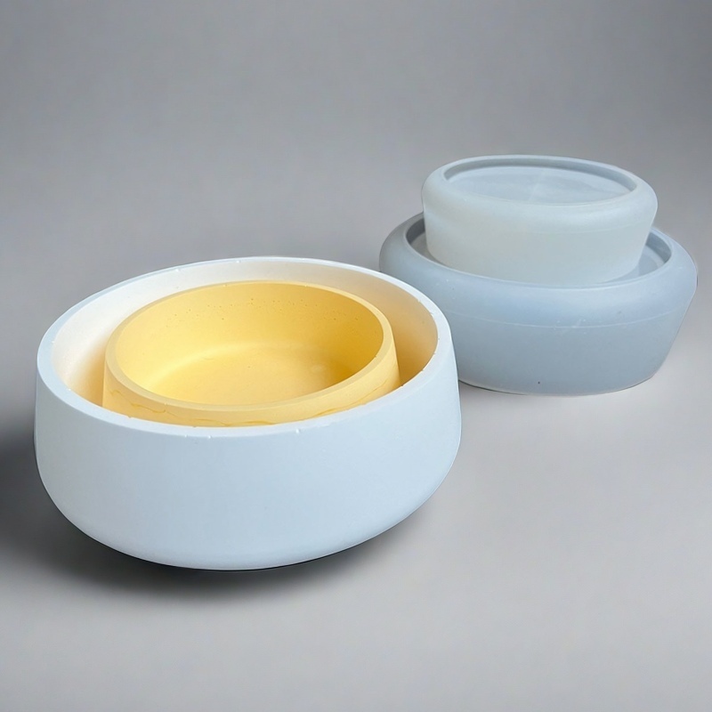 Büyük Kase Saksı Silikon Kalıp - Terrazzo Pot Cement incelemesi ve fiyatı