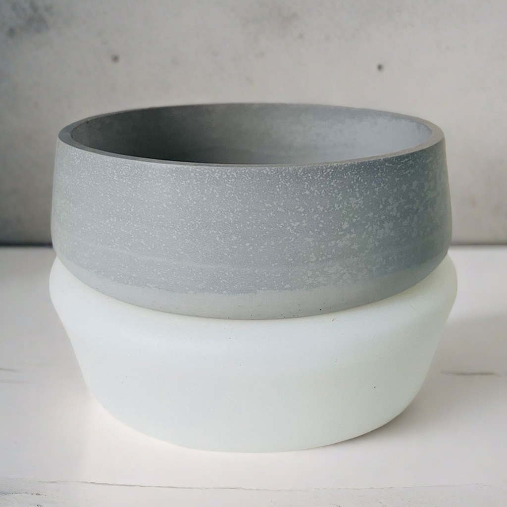 Büyük Kase Saksı Silikon Kalıp - Terrazzo Pot Cement incelemesi ve fiyatı