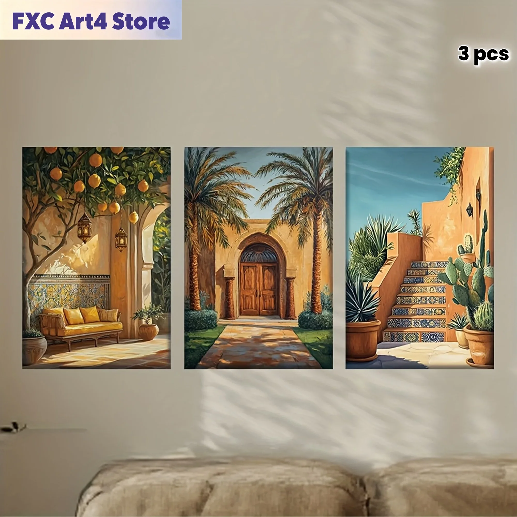Çerçevesiz[JIT]3 adet/takım, K - Abstract Canvas Set incelemesi ve fiyatı