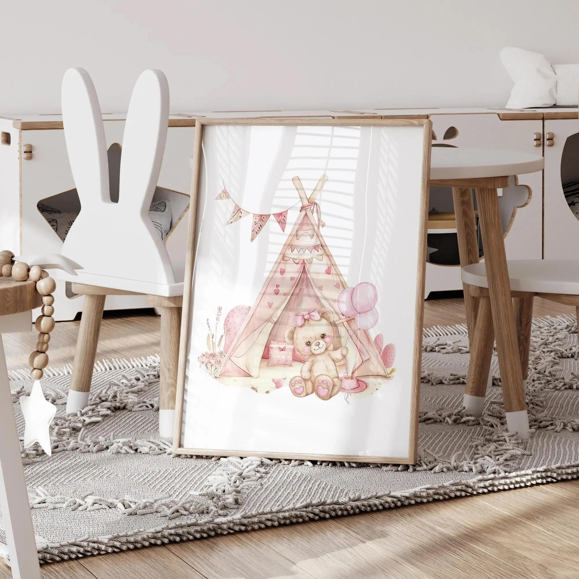 Pembe Rüya Ayı Atlıkarınca Çad - Interior Design Living Room incelemesi ve fiyatı