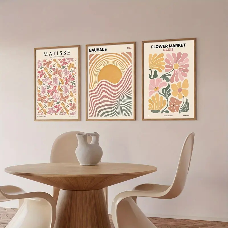 3 adet çerçevesiz dekoratif sa - Abstract Canvas Set incelemesi ve fiyatı
