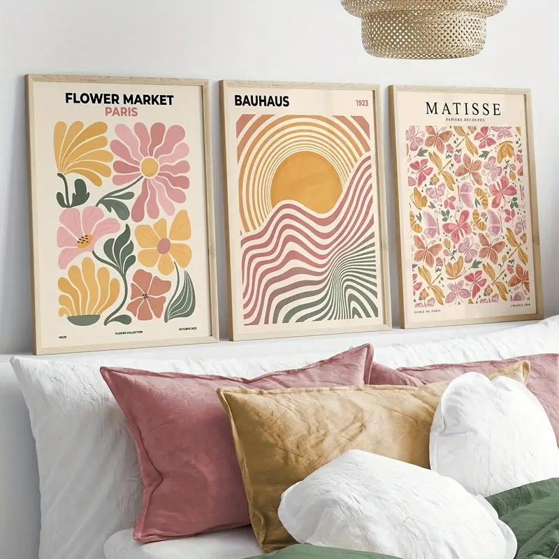3 adet çerçevesiz dekoratif sa - Abstract Canvas Set incelemesi ve fiyatı