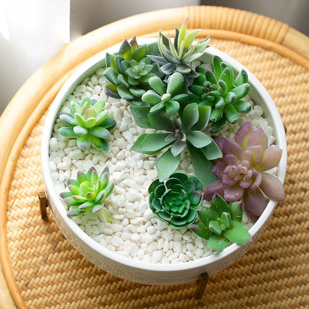 31cm Yuvarlak Çimento Saksı Si - Terrazzo Pot Cement incelemesi ve fiyatı