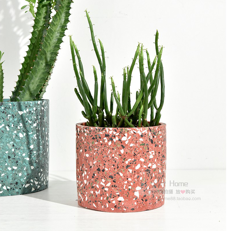 Büyük Saksı Silikon Kalıplar B - Terrazzo Pot Cement incelemesi ve fiyatı