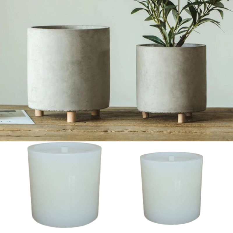 Büyük Saksı Silikon Kalıplar B - Terrazzo Pot Cement incelemesi ve fiyatı