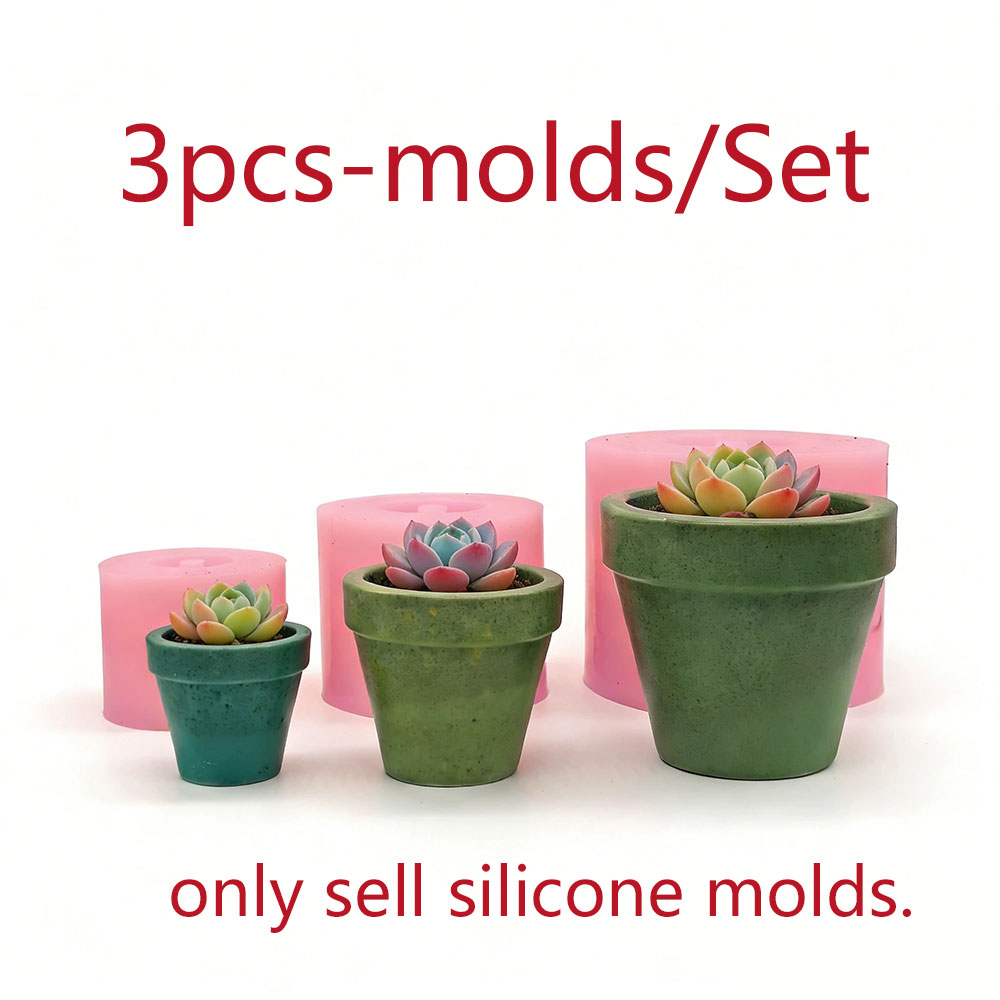 Mini Sukulent Saksı Silikon Ka - Terrazzo Pot Cement incelemesi ve fiyatı