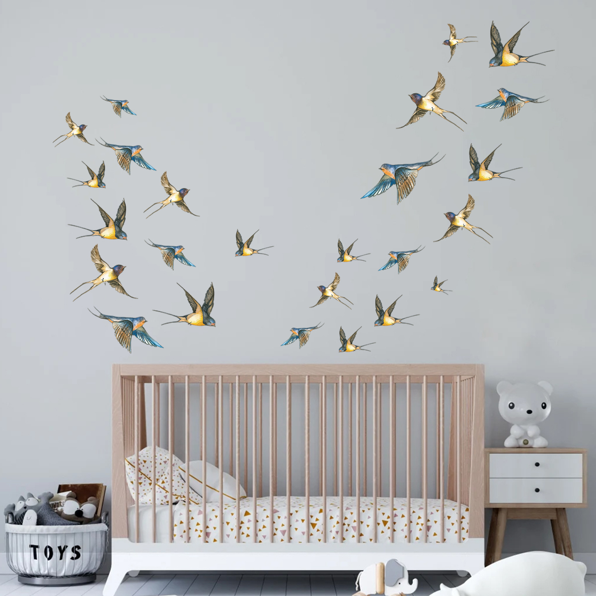 4 adet suluboya kuş duvar çıka - Interior Design Magazine incelemesi ve fiyatı