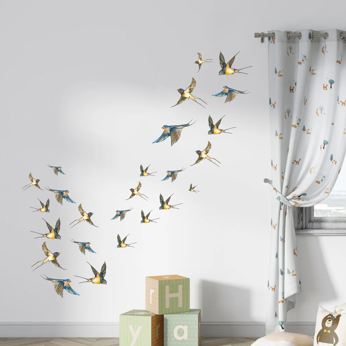 4 adet suluboya kuş duvar çıka - Interior Design Magazine incelemesi ve fiyatı