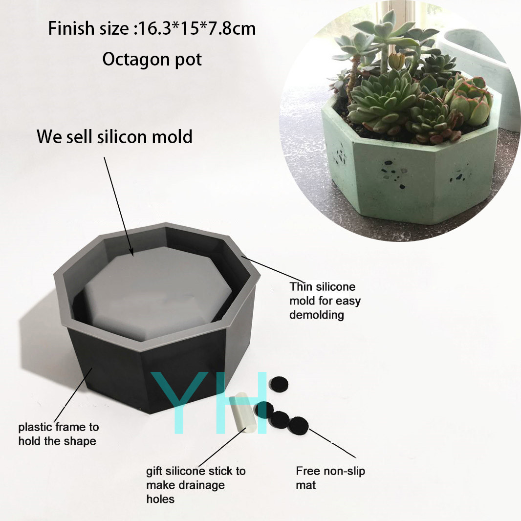 Çimento saksı silikon kalıplar - Terrazzo Pot Cement incelemesi ve fiyatı