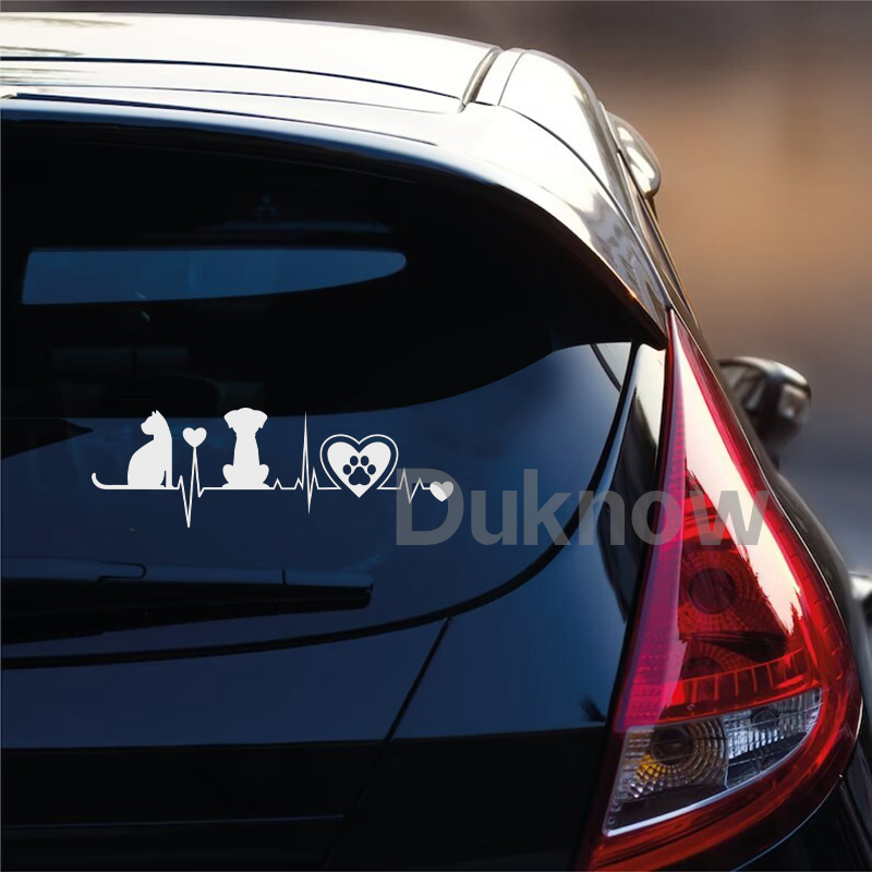 Köpek ve kedi siluet kalp atış - Interior Design Magazine incelemesi ve fiyatı